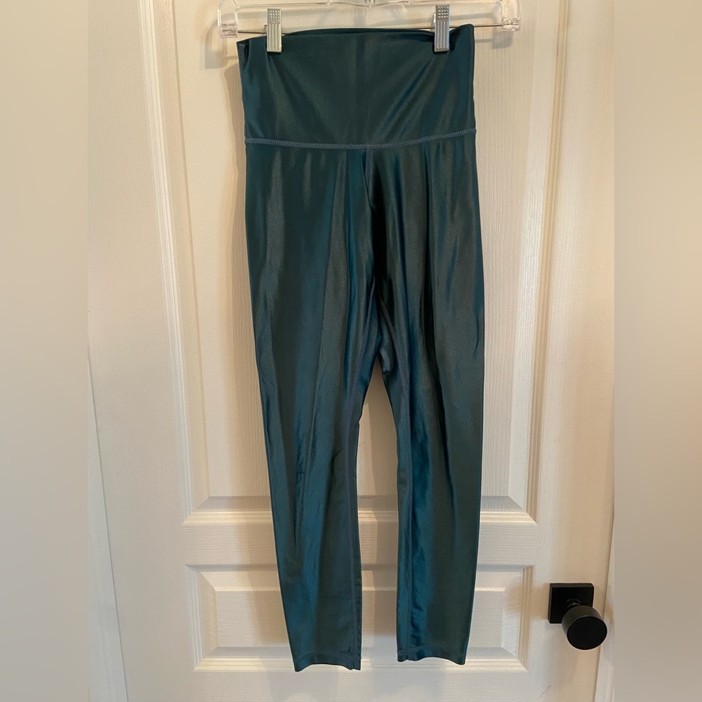 DYI High Shine Leggings, Emerald, Size S